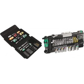 Wera Kraftform Kompakt SH 1 Plumbkit, 25pc, 05135927001 & Tool-Check Plus Mini Bit Ratchet, Socket, Screwdriver & Bit Set, 39pc, 05056490001