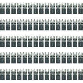 75 x TopsTools 35mm FA35B_75 Fast Fit Metal Cutting Blades Compatible with Dewalt Stanley Black and Decker Bosch Fein Multimaster Makita Milwaukee Parkside Ryobi Worx (Fast Change) Multitool