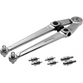 Facom 117.B Adjustable Pin Wrench Spanner with Hooks