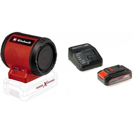 Einhell TC-SR 18 Li BT Solo Power X-Change cordless speaker - Supplied With 2.5Ah Battery and Charger Starter Kit