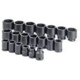 SK Hand Tools 84420 20-Piece 3/4-Inch Drive 6 Point Standard Fractional Impact Socket Set