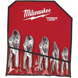 Milwaukee 5-Pc. Torque Lock Locking Pliers Set, Model Number 48-22-3695