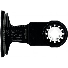 Bosch Professional 5x Plunge Cutting Saw Blade AII 65 APB (for Wood and Metal, 40 x 65 mm, Accessory Multitool)