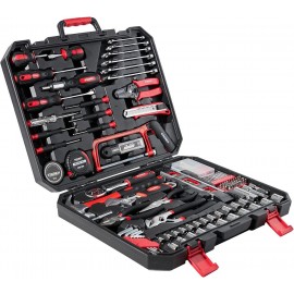 Tool Kit | Staunch 200 Piece Home and Office Tool Set | Complete Starter Tool Kit Set & Organiser Tool Box with Tools Included | General Household Tool Kits for Home with DIY Tools in Tool Case