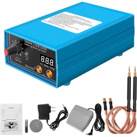 5000W Mini Battery Spot Welder, Portable Spot Welder Machine DIY Kit for 18650 Battery Pack Welding Tools, Adjustable Battery Welding Soldering Machine with Nickel Strip and Spot Welding Pen