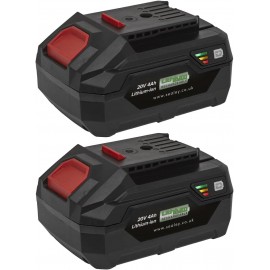 Sealey BK04 20V 4Ah Lithium-ion Power Tool Battery Pack Kit for SV20V Series