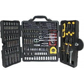 Stanley 73795 Mixed Tool Set, 210 Pieces - Polished Chrome