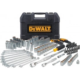 DEWALT Mechanics Tool Set, 1/4 and 3/8 Inch Drive, SAE, 172-Piece (DWMT81533)