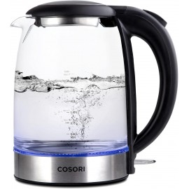 COSORI Electric Kettle, Tea Kettle Pot, 1.7L/1500W, Stainless Steel In