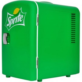 Coca Cola Sprite Mini Fridge For Bedrooms 4L Small Fridge 6 Can Table