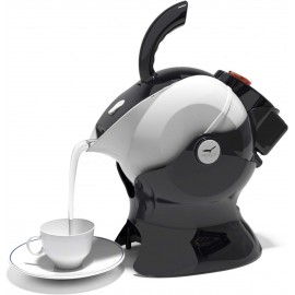 Uccello Electric Safety Kettle | Black Tipper Base Included | Effortle