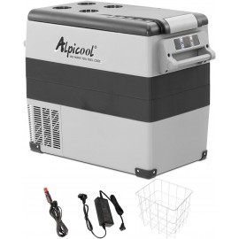 Alpicool CF55 Portable Freezer,12 Volt Refrigerator, 52 Quart (49.4 Li