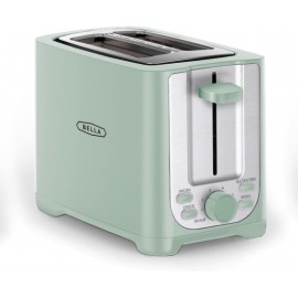 BELLA 2 Slice Toaster with Auto Shut Off - Extra Wide Slots & Removabl