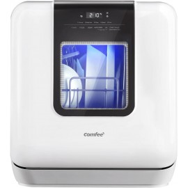 COMFEE' Countertop Dishwasher, Portable Dishwasher with 6L Built-in Wa