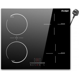 Cooksir Plug in Induction Hob 4 Zone Electric Hob 60cm with Flex Zones