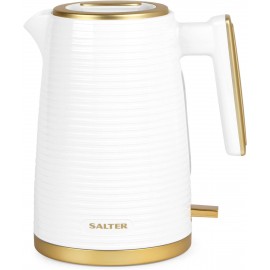 Salter EK5031WHT Palermo Electric 1.7L Kettle - 3000W Rapid Boil, 360°