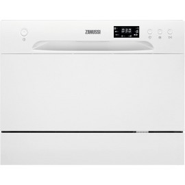 Zanussi ZDM17301WA Freestanding Counter Top Dishwasher, Compact Dishwa