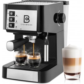 CASABREWS 20 Bar Espresso Machine, Coffee Maker with Steam Milk Frothe