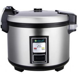 Commercial Rice Cooker 70-Cup Cooked (35-Cup Uncooked) Stainless Steel