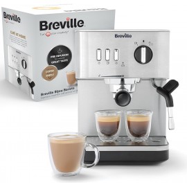 Breville Bijou Espresso Machine | Automatic and Manual Espresso, Cappu