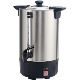 Winco ECU-50A Coffee Urn, 3 Gallon, Silver