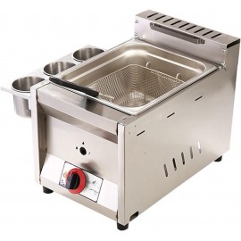 Commercial Gas Deep fryer Single Tank Deep Fryer with Basket Capacity