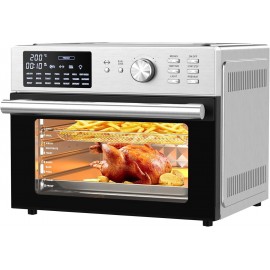 30L Air Fryer Oven With Rotisserie, 1800W & 21 Preset Mode Countertop