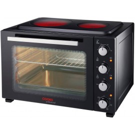 Cooks Professional Mini Oven with Ceramic Hobs | Energy Efficient Elec