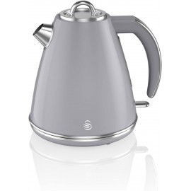 Swan SK19020GRN Retro Jug Kettle, Fast Boil, Easy Pour, 360 Degree Bas