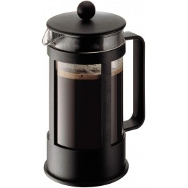 BODUM Kenya 8 Cup French Press Coffee Maker, Black, 1.0 l, 34 oz