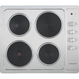 Cookology SEP601SS 60cm Built-in Cooktop Solid Plate Electric Hotplate