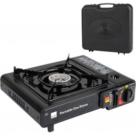 Taylor & Brown Black Portable Camping Stove with Cary Case | EN417 Com