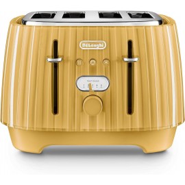 De'Longhi Ballerina Toaster, 4 Slot Toaster, Reheat, 5 Browning Settin