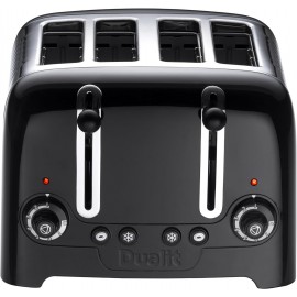 Dualit 46205 4 Slot Lite Toaster in Black Finish